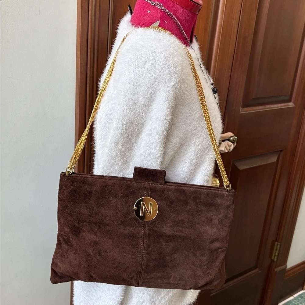 Ruth Seltz vintage Custom your initial shoulder/ Crossbody bag  Satchel clutch